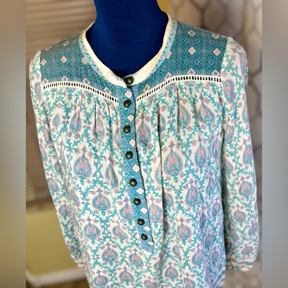 EUC Spell & the Gypsy Collective Sage Oracle Blouse - Picture 4 of 17